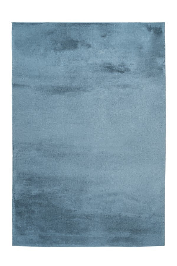 Blue Fluffy Rug - ADORE RUGS and FLOORING